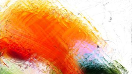 Abstract Orange Flow