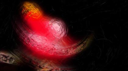 Red Swirl Abstract