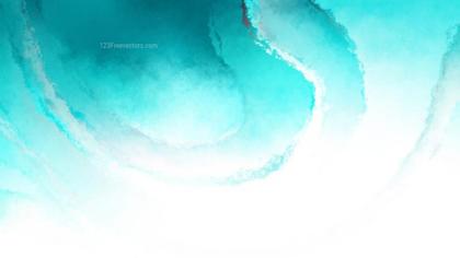 Swirling Teal Watercolor