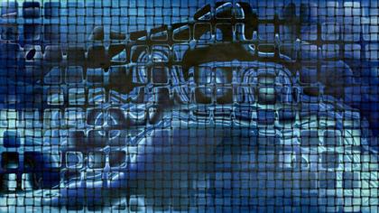Woven Blue Abstract