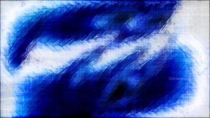 Blue Brushstrokes Abstract