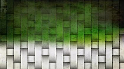 Woven Green and White Background