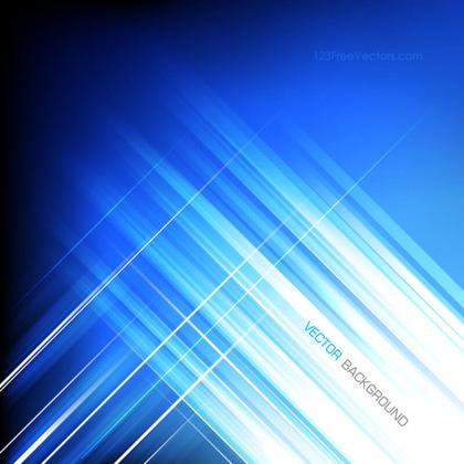 Blue Abstract Straight Lines Vector Background Image