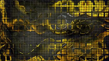 Woven Gold and Black Abstract