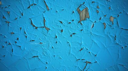 Peeling Blue Paint
