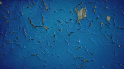 Peeling Blue Paint