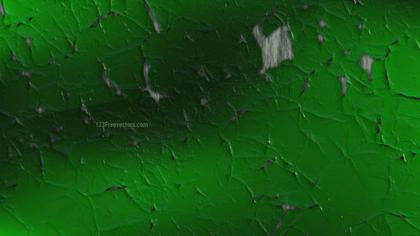 Cracked Green Paint