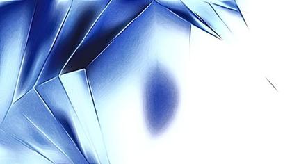Geometric Blue Abstraction