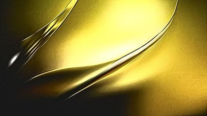 Abstract Golden Swirls