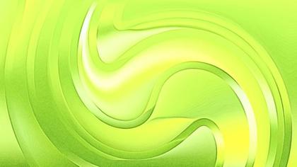 Swirling Green and Yellow Abstract