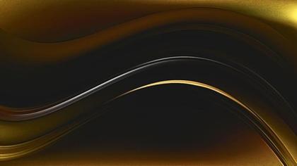 Wavy Golden Abstract