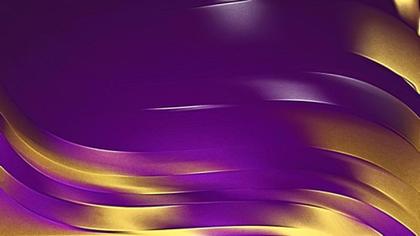 Purple and Gold Waves