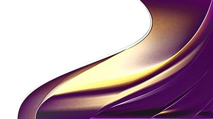 Abstract Curves in Purple and Gold
