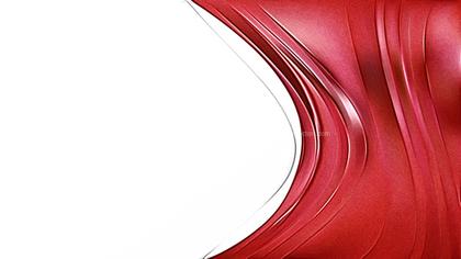 Red Curve Abstract