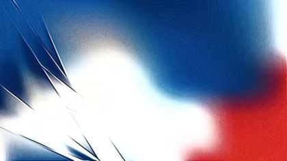 Abstract Blue, White and Red