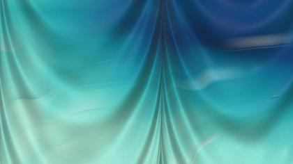 Flowing Teal Curtains