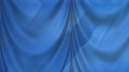 Blue Fabric Drape