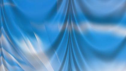 Blue Curtain Abstraction
