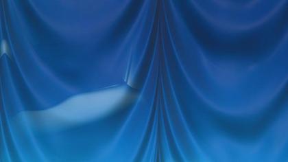 Blue Fabric Drapes