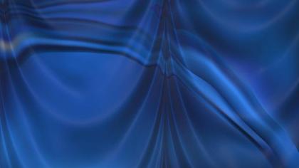 Blue Satin Drapes