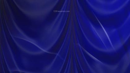 Blue Fabric Drapery
