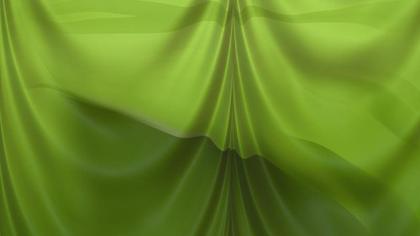 Green Silk Drapery