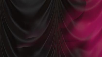 Black and Fuchsia Drapes
