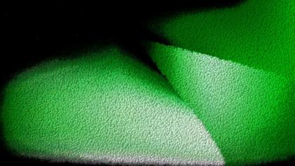 Abstract Green Bubble Shapes