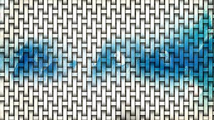 Woven Texture with Blue Accents
