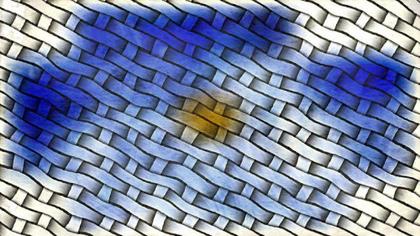 Woven Texture in Blue and White