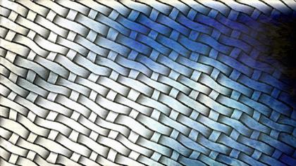 Woven Blue and White Texture