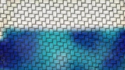 Woven Blue and White Pattern