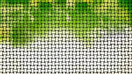 Woven Green and White Texture