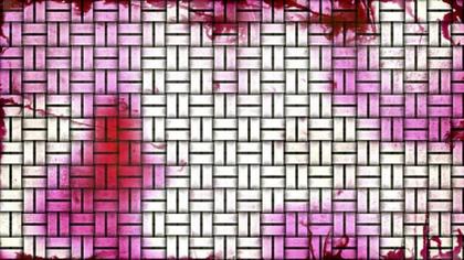 Woven Pattern with Pink and White