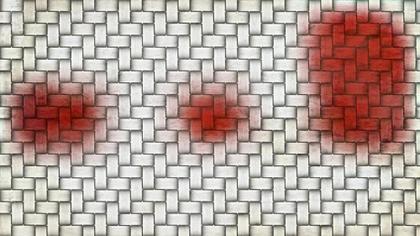 Woven Texture with Red Accents