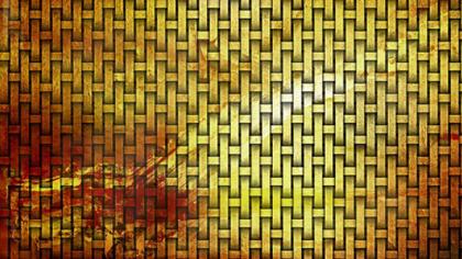 Woven Texture with Paint Splatter