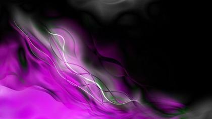 Wavy Purple and Black Abstract
