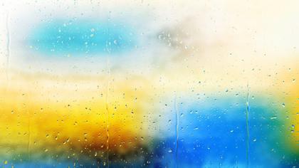 Raindrops on Glass