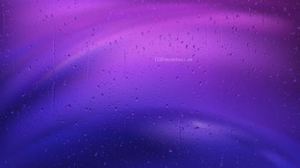 Raindrops on Purple Glass
