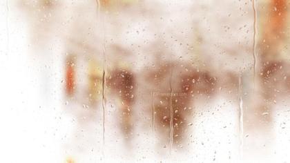 Raindrops on Glass