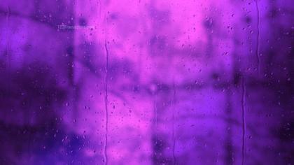 Raindrops on Glass