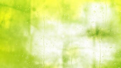 Raindrops on Glass