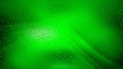 Green Water Droplets