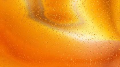 Raindrops on Orange Glass