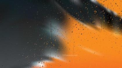 Raindrops on Orange and Gray