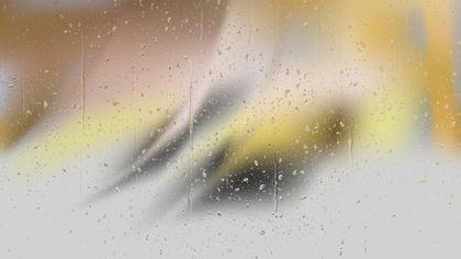 Raindrops on Glass