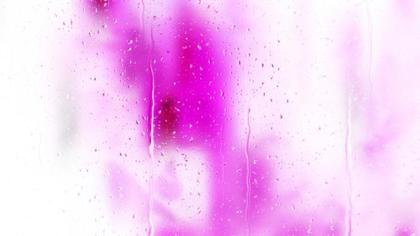Raindrops on Pink Window
