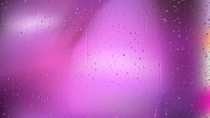 Raindrops on Glass