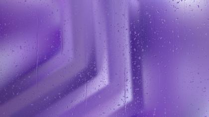 Raindrops on Purple Glass