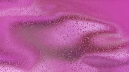 Raindrops on a Pink Surface